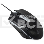 Мышь проводная Oklick 398G черный, 2400 dpi, USB, кнопки - 4, фото5