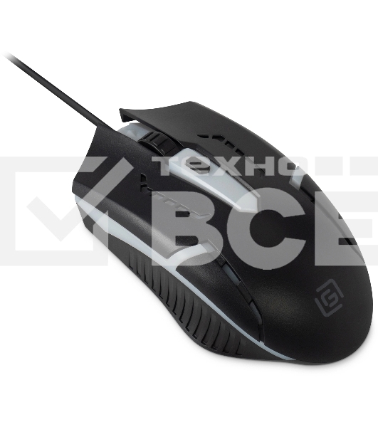 Мышь проводная Oklick 398G черный, 2400 dpi, USB, кнопки - 4