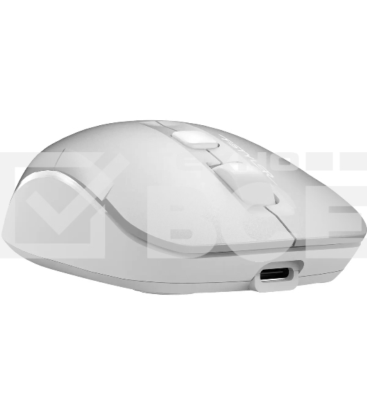 Мышь беспроводная A4Tech Fstyler FB26CS Air2 серебристый/белый, 2000 dpi, радиоканал, Bluetooth, USB, кнопки - 4