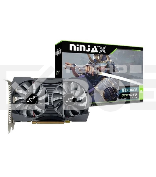 Видеокарта Ninja (Sinotex) GTX1050 4G GDDR5 128BIT DVI DP HDMI 2FAN RTL