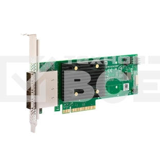 Адаптер HBA Broadcom 9500-16e SGL (03-50075-00003) PCIe Gen4 x8 LP, Tri-Mode SAS/SATA/NVMe 12G HBA, 16port(4*ext SFF8644), 3816 IOC {5}