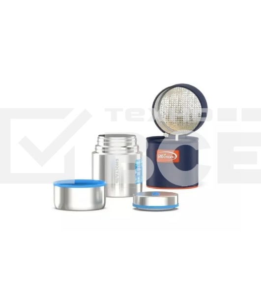 Термос BIOSTAL-АВТО NRP-1000, 1 л, суповой, широкое горло,нерж.,крышка-чашка, чехол