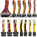 Блок питания ExeGate UNS850, 850W, ATX, SC, 12cm fan, 24pin, 2x(4+4)pin, 2xPCI-E, 5xSATA, 3xIDE, кабель 220V 1,8м с защитой от выдергивания, фото2