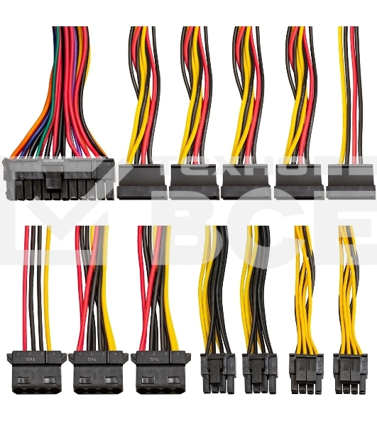 Блок питания ExeGate UNS850, 850W, ATX, SC, 12cm fan, 24pin, 2x(4+4)pin, 2xPCI-E, 5xSATA, 3xIDE, кабель 220V 1,8м с защитой от выдергивания