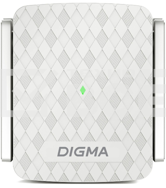 Повторитель беспроводного сигнала Digma D-WR400 AC1200 10/100BASE-TX/Wi-Fi белый