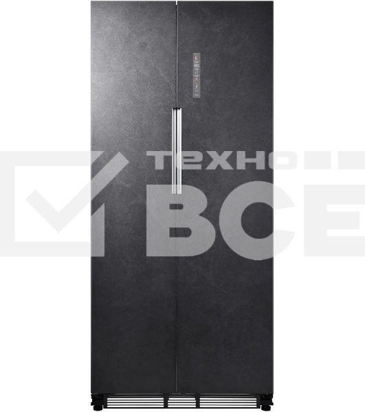 Холодильник LEX LSB458StGIDBI серый трехкамерный 234/202л морозилка снизу, No Frost, Side by Side