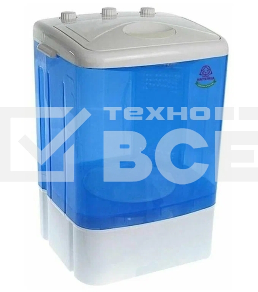 Стиральная машина Мастерица WM-0102 cиний, загрузка вертикальная 2 кг, 0 об/мин, класс А