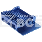 Корпус Qumo Aluminum case with double black fans, Raspberry Pi 4, blue(RS008), фото2