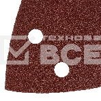 Треугольник абразивный Denzel на ворc. подложке под 