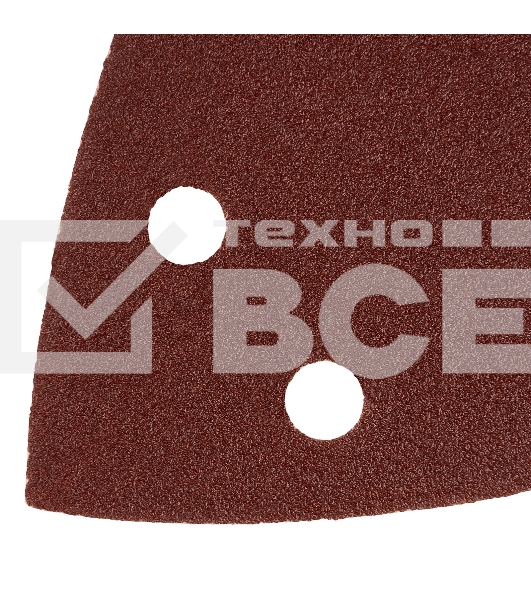 Треугольник абразивный Denzel на ворc. подложке под 