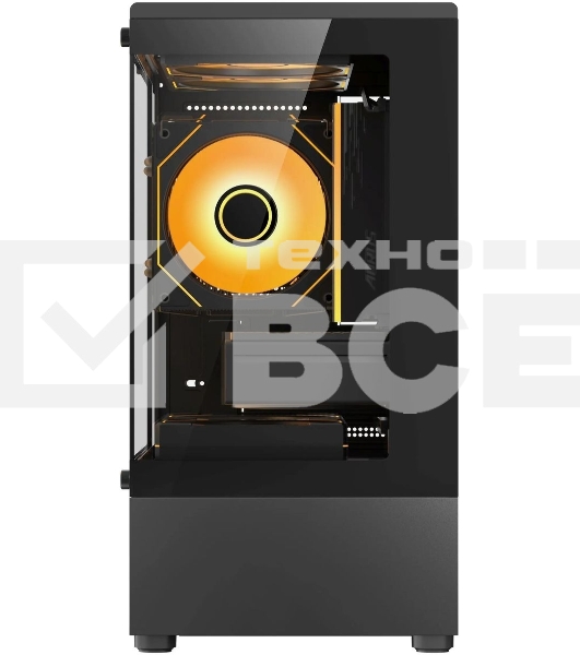 Корпус Accord ACC-UE2B TG OFFICE PRO черный без БП mATX 2xUSB2.0 1xUSB3.0 1xUSB3.1 audio