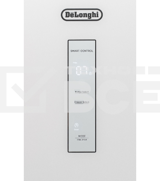 Холодильник DeLonghi DCS 19NFI BB DAMIANO белый двухкамерный 230/100л морозилка снизу, No Frost