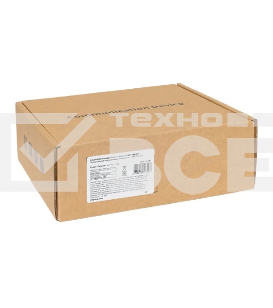 Коммутатор неуправляемый промышленный U-16T 16 портов 10/100Base-T(X) RJ45 монтаж на DIN-рейку TSX EKF TSX-U-16T