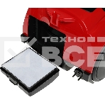 Пылесос Samsung VCC4520S3R/XEV красный, 350/1600 Вт, уборка сухая, пылесборник контейнер 1.3 л, фото7