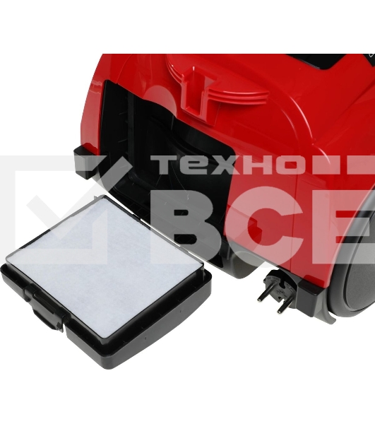 Пылесос Samsung VCC4520S3R/XEV красный, 350/1600 Вт, уборка сухая, пылесборник контейнер 1.3 л