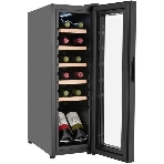 Винный шкаф ZÜGEL ZCWF123B черный, 32 л, 1 отсек, 12 бут., фото10