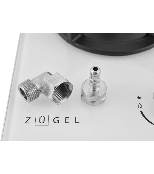 Варочная панель газ ZUGEL ZGH452W, белая