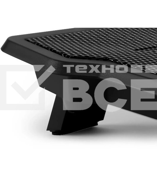 Подставка для ноутбука Buro 15'335x265x22мм 74.35дБ 1xUSB 2x 140ммFAN 480г металлическая сетка/пластик черный