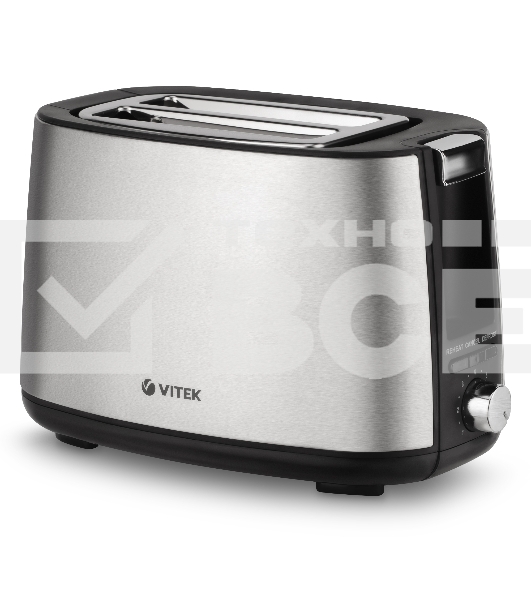Тостер Vitek VT-7170 (MC) серебро/черный