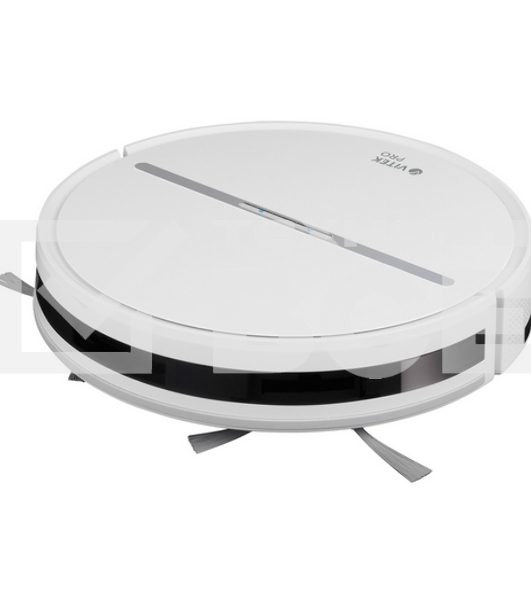 Робот-пылесос Vitek VT-1807 белый, 2200 мАч Li-Ion, уборка сухая/влажная, пылесборник контейнер 0.45 л