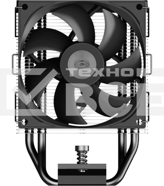 Устройство охлаждения (кулер) PcCooler R400 Soc-AM5/AM4/1200/1700/1851 черный 4-pin Al+Cu 180W Ret (R400-BKNWYX-US)