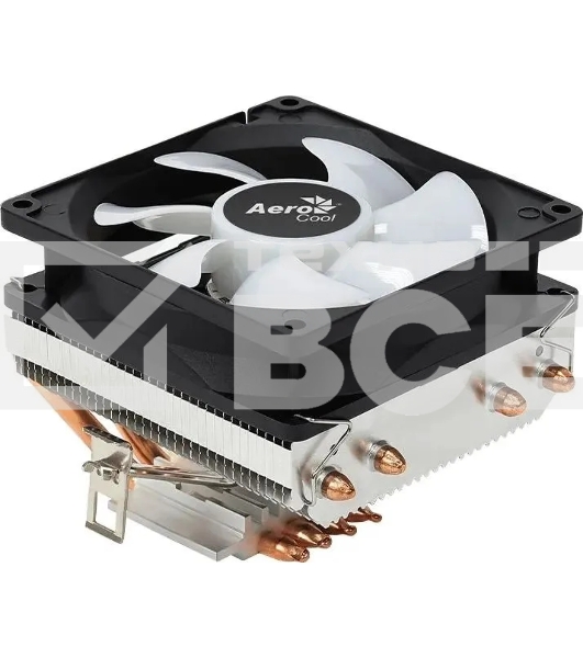 Кулер для процессора AeroCool / Formula Air Frost 4 черный, 90 мм, алюминий/медь, 1800 об/мин, 25.7 дБ, 3 pin, 125 Вт, 78 мм