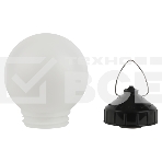 Светильник ЭРА НСП 01-60-003 подвесной Гранат полиэтилен IP44 E27 max 60Вт D150 шар белый, фото5