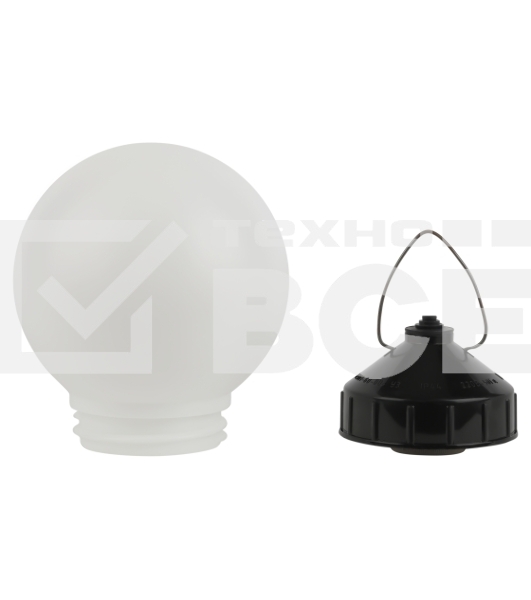 Светильник ЭРА НСП 01-60-003 подвесной Гранат полиэтилен IP44 E27 max 60Вт D150 шар белый