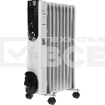 Масляный обогреватель Centek CT-6201 (9 секций) белый, 2000 Вт, 20 м2, термостат, фото 1