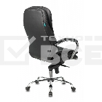 Кресло руководителя Бюрократ T-9950/BLACK черный, кожа, крестовина хром, фото11