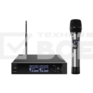 Микрофонная радиосистема с DSP Axelvox DWS7000HT (ST Bundle) UHF 710-726 MHz, 100 каналов, LCD дисплей, ИК порт, ручной микрофон
