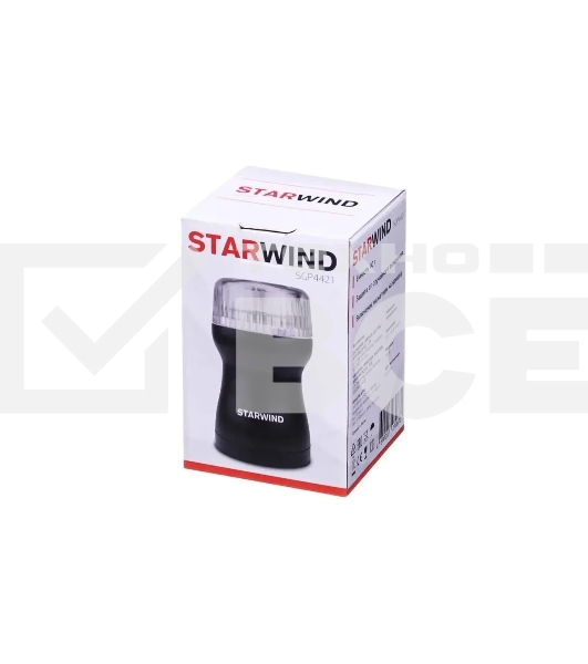 Кофемолка Starwind SGP4421 200Вт сист.помол.:ротац.нож вместим.:40гр черный