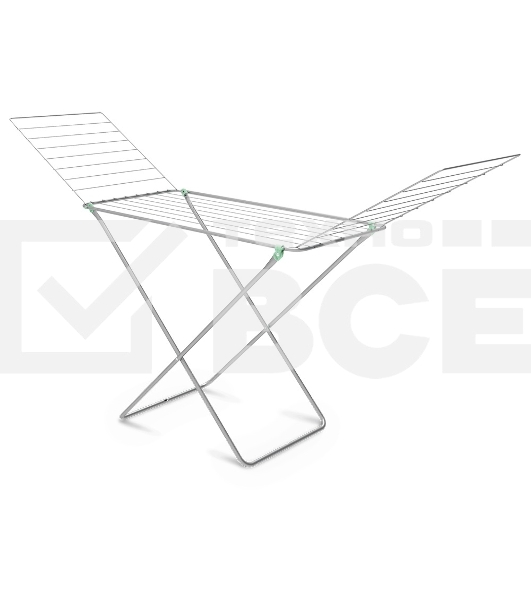 Сушилка для белья НИКА СБП2/С, напольная. 20 м, серебро