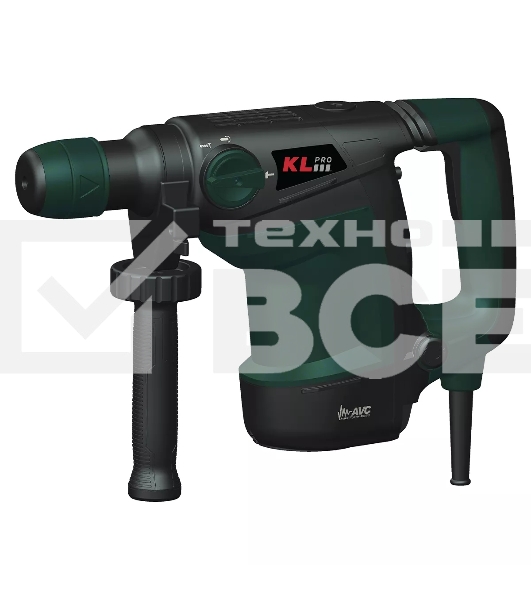 Профессиональный перфоратор KLPRO KLKD580P (сеть, 1100Вт, SDS Plus, 6Дж, 4800уд/мин)