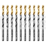 Сверло по металлу Denzel 5,5 мм, HSS-Tin, Golden Tip, 10 шт., фото 1