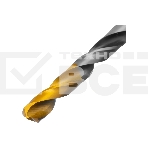 Сверло спиральное по металлу Denzel 7,0 x 109мм, Р6М5, Golden Tip, многогранная заточка, фото5