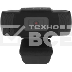 Веб-камера CBR CW 855HD Black с матрицей 1 МП, разрешение видео 1280х720, USB 2.0, встроенный микрофон с шумоподавлением, фикс.фокус, крепление на мониторе, длина кабеля 1,4 м, черный, фото2