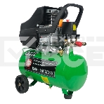 Компрессор КАЛИБР КМК-1600/24У 1.6кВт 8атм 24л 198л/мин 2выхода, фото 1