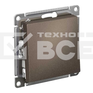 Выключатель ATLASDESIGN 1-клавишный, сх.1, 10АХ, механизм, МОККО