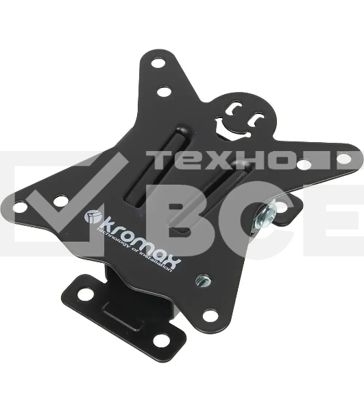 Кронштейн для телевизора Kromax CASPER-101 черный, 10'-32' макс. 25 кг, настенный, наклон