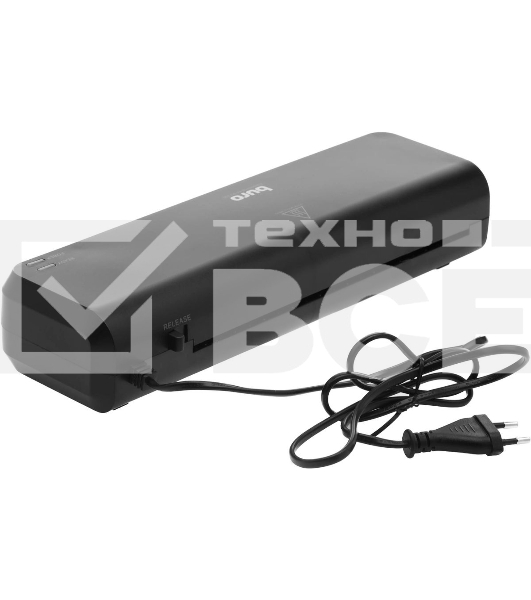 Ламинатор Buro BU-L290 черный A4 (70-125мкм) 30 см/мин (2 вал.) хол.лам. лам.фото