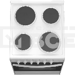 Плита электрическая Darina 1B EM 341 406 W белый/черный, конфорок 4 шт, духовка 50 л, 50 см x 85 см x 56 см, фото4