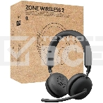 Гарнитура Logitech Zone Wireless 2 UC Graphite серый, беспроводная, Bluetooth 5.2, ANC, фото2