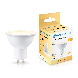 Лампа светодиодная	Ambrella light 190713 LED MR16 7W IC GU10 2700K 175-265V 38°