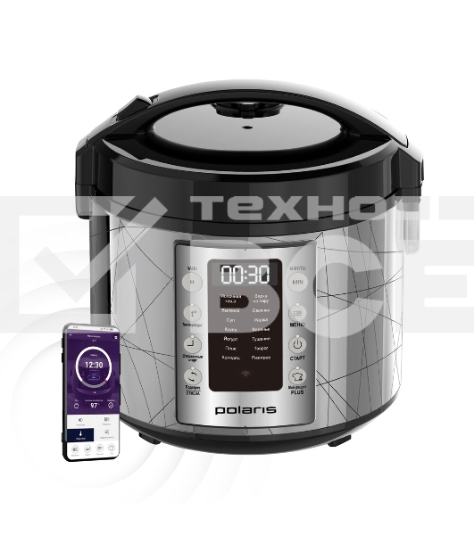 Мультиварка POLARIS PMC 5020 Wi Fi IQ Home  5л 750Вт Серебристый