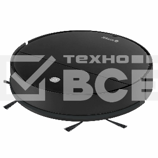 Робот-пылесос Vitek VT-1809 (MC) черный, 28 Вт, 2000 мАч Li-Ion, уборка влажная/сухая, пылесборник контейнер 0.35 л