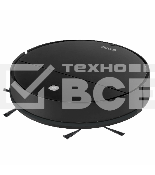 Робот-пылесос Vitek VT-1809 (MC) черный, 28 Вт, 2000 мАч Li-Ion, уборка влажная/сухая, пылесборник контейнер 0.35 л