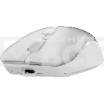 Мышь беспроводная A4Tech Fstyler FB26CS Air2 серебристый/белый, 2000 dpi, радиоканал, Bluetooth, USB, кнопки - 4, фото6
