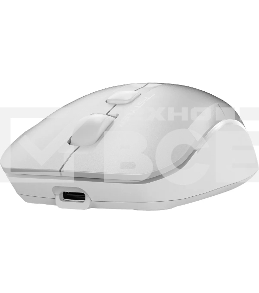 Мышь беспроводная A4Tech Fstyler FB26CS Air2 серебристый/белый, 2000 dpi, радиоканал, Bluetooth, USB, кнопки - 4
