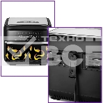 Аэрогриль Kitfort КТ-2247 2850Вт черный/серебристый, фото5